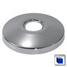 Vægroset 3/4" x Ø80 mm højde 15 mm krom - 1