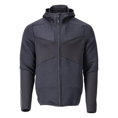 Mascot Customized Fleece hættetrøje med lynlås 22603 mørk marine str M - 1