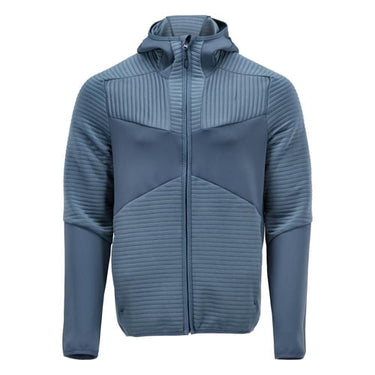 Mascot Customized Fleece hættetrøje med lynlås 22603 stenblå str 4XL - 1