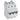 DX³ MCB automatsikring B0,5 3pol 3M 10000/16KA - 1