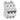 DX³ MCB automatsikring B25 3pol 3M 6000/10KA - 1