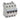 DX³ MCB automatsikring C13 4pol 4M 6000/10KA - 1