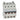 DX³ MCB automatsikring C20 4pol 4M 6000/10KA - 1