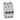 DX³ MCB automatsikring C32 3pol 3M 6000/10KA - 1