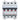 DX³ MCB automatsikring C32 4pol 4M 10000/16KA - 1