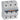 DX³ MCB automatsikring C40 3pol 4,5M 25KA - 1