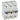 DX³ MCB automatsikring C80 3pol 4,5M 25KA - 1