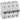 DX³ MCB automatsikring D10 4pol 6M 50KA - 1