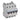 DX³ MCB automatsikring D25 3pol 4M 10000/16KA - 1