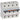 DX³ MCB automatsikring D25 4pol 4M 25KA - 1
