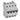 DX³ MCB automatsikring D32 3pol 4M 10000/16KA - 1