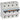 DX³ MCB automatsikring D63 4pol 6M 25KA - 1