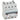 DX³ RCBO kombiafbryder C25 4pol 30mA type-F 4M 6000/6KA - 1