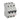 RX³ MCB automatsikring B63 3pol 3M 6000A - 1