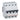 RX³ MCB automatsikring C16 3pol+nul 4M 4500A - 1