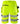 Green håndværker stretchshorts Hi-Vis gul/sort str C64 - 3