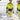 Green håndværker stretchshorts Hi-Vis gul/sort str C62 - 6