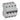 TX³ MCB automatsikring B10 3pol+nul 4M 10000/10KA - 1