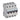 TX³ MCB automatsikring B10 4pol 4M 10000/10KA - 1