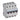 TX³ MCB automatsikring B16 4pol 4M 6000/6KA - 1