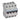 TX³ MCB automatsikring B25 3pol+nul 4M 10000/10KA - 1