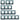 Ramme 2-modul Pure alu blue grey - 2
