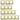 Ramme 4-modul Pure alu gold - 2