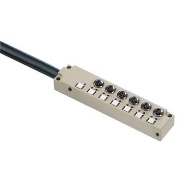 Sensor-actuator passiv distributionsbox M8 Fixed kabel version 5 m - SAI-6-F 4P M8 L 5M - 1