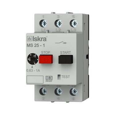 Iskra håndbetjent motorværn 6,3 - 10A - 1