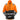 Snickers HiViz Trøje med lynlås klasse 2 orange/sort str S - 1