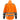 Snickers HiViz Trøje med lynlås klasse 2 orange/sort str XL - 2