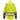 Snickers HiViz Trøje med lynlås klasse 2 gul/sort str 2XL - 2