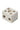 Kronemuffe porcelæn 6 mm2 (massiv) 2 polet med hul - 1