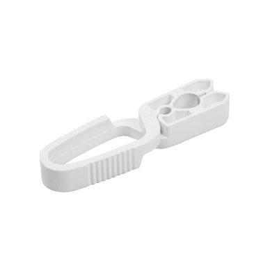 Pinza kraftig plastklemme hvid 50 stk. i pose - 1