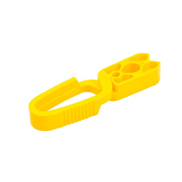 Pinza kraftig plastklemme gul 50 stk. i pose - 1