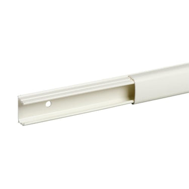 OptiLine Minikanal 12x20mm 1 Rum PVC Polarhvid Klæbebånd - 1