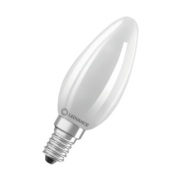 LEDVANCE LED kerte mat 806lm 3,8W/827 (60W) E14 energiklasse A - 1