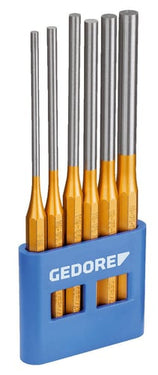 Gedore 119 L Punch sæt lang form 6 dele i pvc-holder - 1