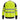 Snickers Hi-Vis sweatshirt kl. 2 str XS gul/sort - 2