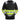 Snickers Hi-Vis sweatshirt kl. 1 str XS sort/gul - 1
