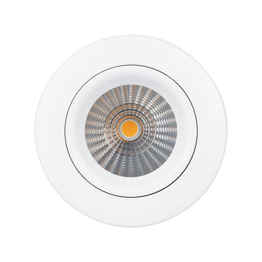 Frida 230V Dæmpbar Flimmerfri 8W DTW 1800K-3000K Ra90 460lm IP54 Mat Hvid Rund - 1