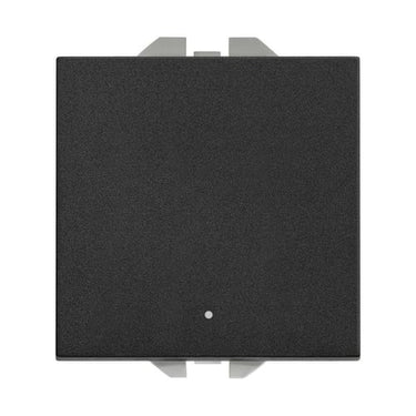 Simon 270 korrespondanceafbryder med lys og 100% Touch 10A - 230V mat sort - 1