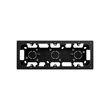 Simon 270 udvendig underlag 3 modul mat sort - 1