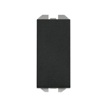 Simon 270 smal Krydsningsafbryder 10A mat sort - 1