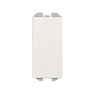 Simon 270 smal Krydsningsafbryder 10A mat hvid - 1