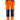Green stretch overalls kl.2 Hi-Vis orange/marine str D100 - 1