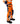 Green stretch overalls kl.2 Hi-Vis orange/marine str D88 - 5
