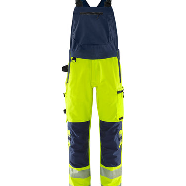 Green stretch overalls kl.2 Hi-Vis gul/marine str C152 - 1