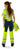 Green stretchbukser dame kl.2 Hi-Vis gul/marine str 44 - 4
