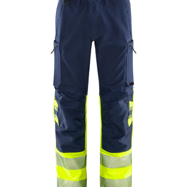 Green stretchbukser kl.1 2647 Hi-Vis gul/marine str C150 - 1